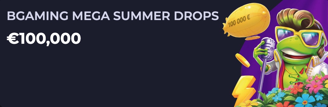 BDMbet BGaming Mega Zomer Drops