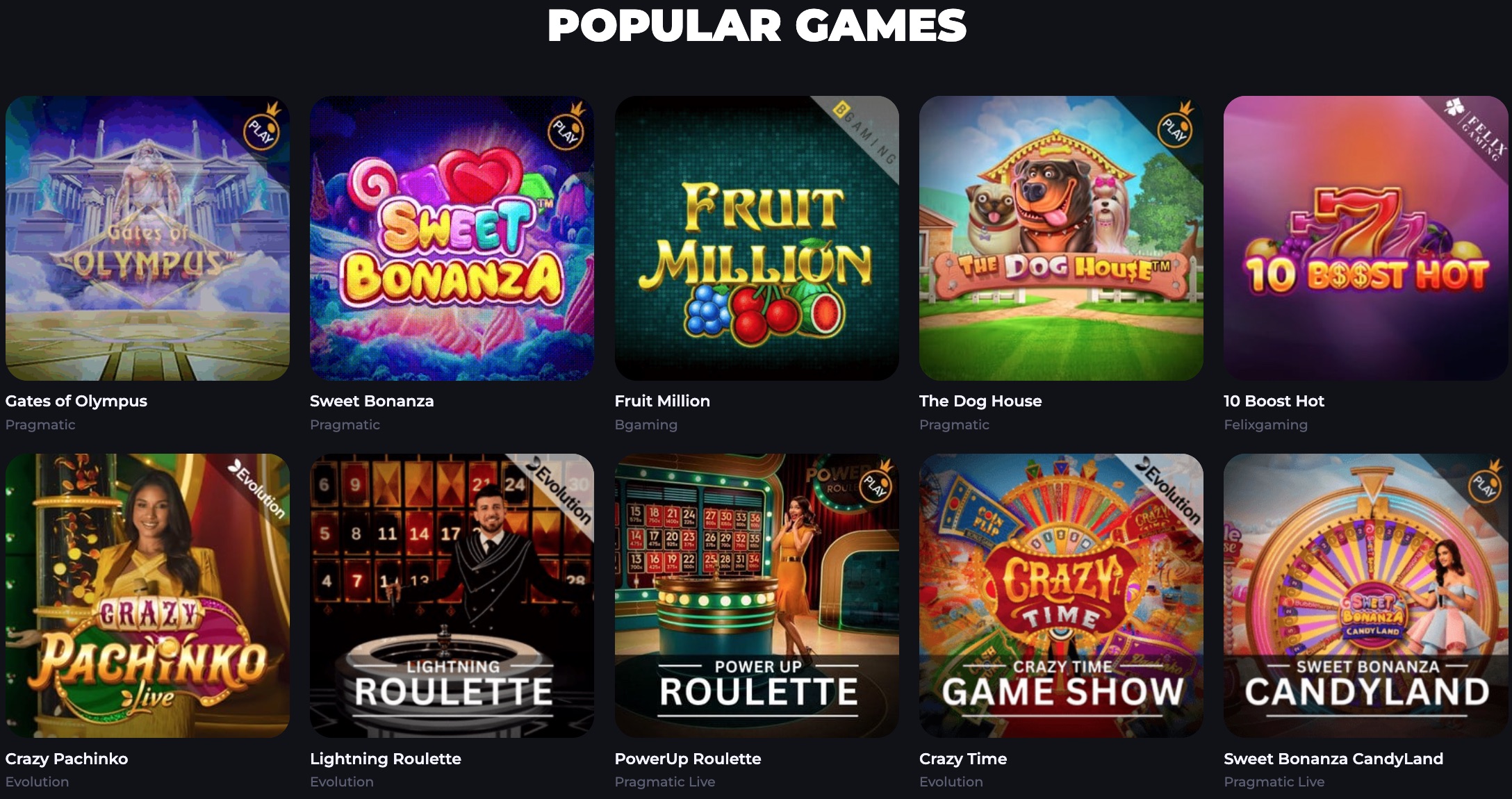 BDMBet Populaire Spellen